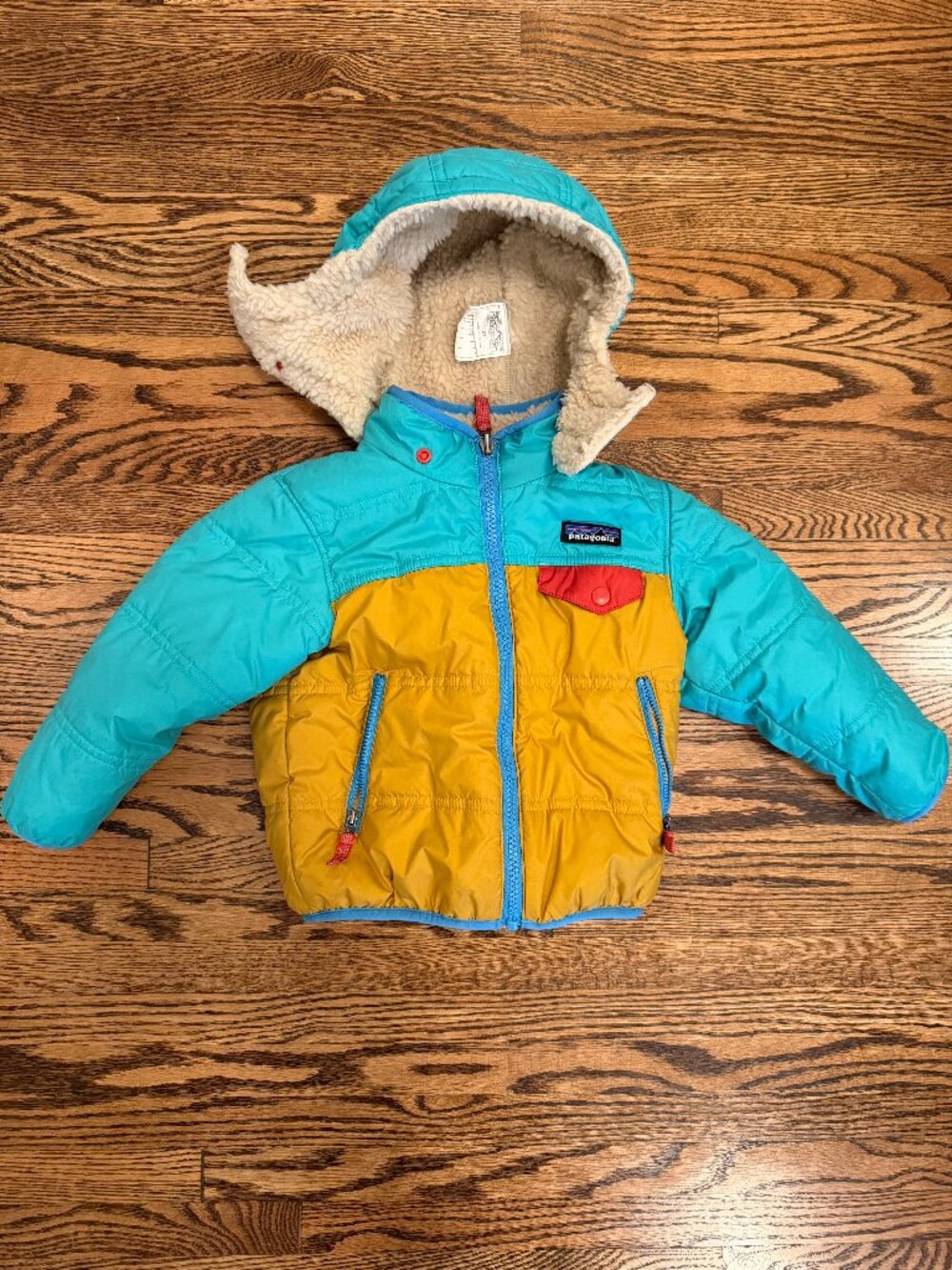 Patagonia Baby Reversible Tribbles Hoody Jacket 2T